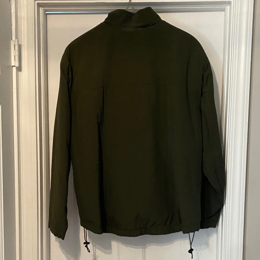 J. Crew Olive fleece lined Jacket